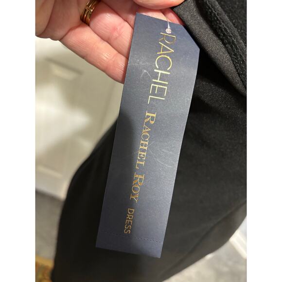 Little Black Dress Rachel Roy Medium Cold Shoulder Party Special Semi-formal - Picture 4 of 9